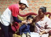 Sekretaris Komisi IV DPRD Lamteng Kunjungi Anak 7 Tahun Penderita Tumor