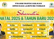 FRAKSI GOLKAR DPRD KAB. LAMPUNG TENGAH Mengucapkan Selamat Natal dan Tahun Baru 2026