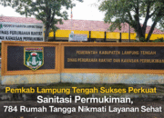 Pemkab Lamteng Sukses Perkuat Sanitasi Permukiman