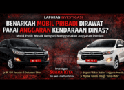 Ketika Mobil Pribadi Oknum Pejabat Metro, Diduga Dirawat dengan Uang Negara