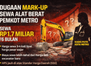 Dugaan Mark Up Sewa Alat Berat PUTR Metro Mencuat