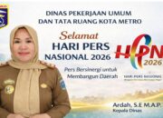 Kadis PUTR Kota Metro Tekankan Peran Pers dalam Mengawal Pembangunan dan Tata Ruang