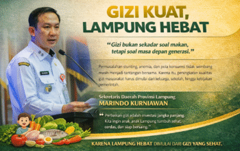 Komitmen Pemprov Lampung Meningkatkan Kualitas Gizi Masyarakat