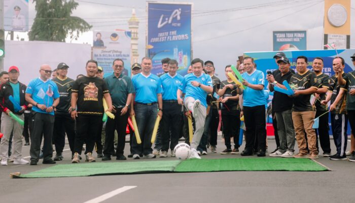 Sekdaprov Marindo Lakukan Kick Off Piala Dunia 2026 yang Diselenggarakan TVRI Lampung
