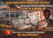 Diduga Mark Up dan Fiktif, Anggaran Perjalanan Dinas DPRD Pringsewu Capai Rp14,3 Miliar
