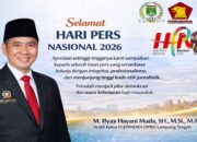 Wakil Ketua DPRD Lamteng Apresiasi Peran Pers di HPN 2026