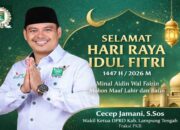 Cecep Jamani: Idul Fitri Saatnya Kembali Eratkan Persaudaraan