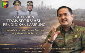 Satu Tahun Transformasi Pendidikan Lampung: Langkah Strategis Thomas Amirico Wujudkan Visi Gubernur