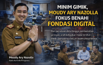 Minim Gimik, Moudy Ary Nazolla Fokus Benahi Fondasi Digital Pringsewu