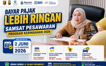 Bayar Pajak Lebih Ringan, Samsat Pesawaran Sosialisasikan Program Keringanan 2026
