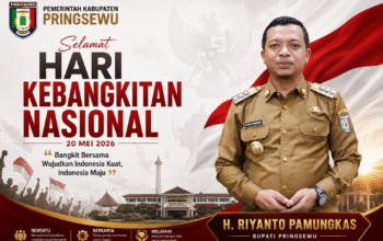 Pesan Tegas Bupati Pringsewu di Harkitnas: Jangan Pernah Lelah Membangun Daerah