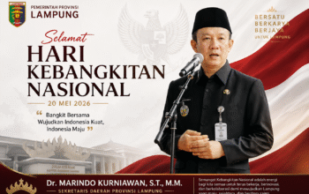 Semangat Harkitnas 2026, Sekda Lampung Dorong Inovasi dan Etos Kerja ASN