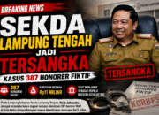 Sekda Lampung Tengah Jadi Tersangka Kasus 387 Honorer Fiktif