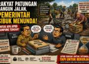 Rakyat Sudah Patungan Bangun Jalan, Pemerintah Sibuk Menunda: Untuk Apa APBD Lampung Tengah?
