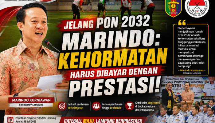Jelang PON 2032, Marindo Ingatkan PERGATSI: Kehormatan Harus Dibayar dengan Prestasi