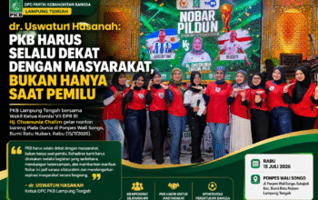 PKB Lampung Tengah Jadikan Nobar Piala Dunia Ruang Membangun Kebersamaan