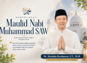 Marindo Kurniawan: Maulid Nabi Momentum Meneguhkan Keteladanan dan Akhlak dalam Kehidupan