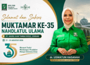 dr. Uswatun Hasanah Sampaikan Selamat dan Sukses untuk Muktamar ke-35 Nahdlatul Ulama