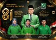 HUT RI ke-81, DPW PKB Lampung Tegaskan Komitmen Perjuangkan Indonesia Berdaulat, Adil dan Makmur
