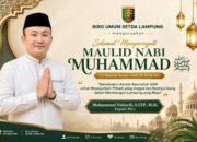Biro Umum Setda Lampung Sampaikan Ucapan Maulid Nabi Muhammad SAW 1448 H