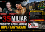Hibah Rp35 Miliar untuk Kejati, Legal Belum Tentu Jadi Prioritas APBD