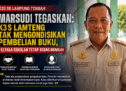 Marsudi Tegaskan K3S Lamteng Tak Mengondisikan Pembelian Buku, Kepala Sekolah Tetap Bebas Memilih