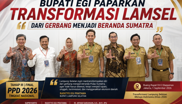Masuki Final PPD 2026, Bupati Egi Paparkan Transformasi dari Gerbang Menjadi Beranda Sumatra