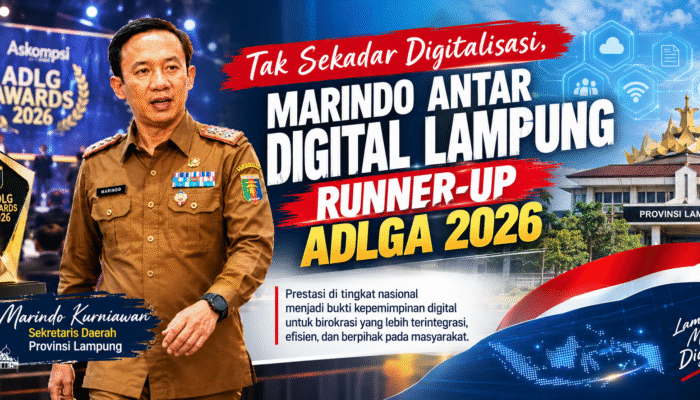 Marindo Kurniawan Runner-Up Nasional ADLG Awards 2026, Bukti Kepemimpinan Digitalnya Diakui