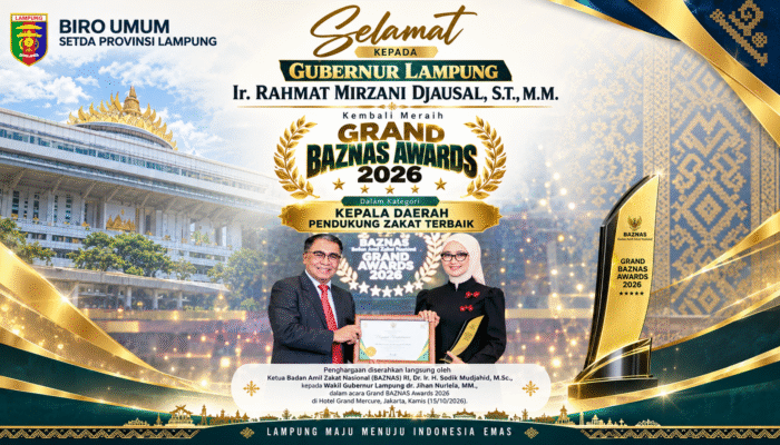 Dua Kali Raih Grand BAZNAS Awards, Bukti Komitmen Gubernur Mirza Soal Pengelolaan Zakat